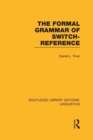 The Formal Grammar of Switch-Reference - Book