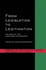 From Legislation to Legitimation : The Role of the Portuguese Parliament - Book