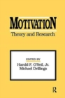 Motivation: Theory and Research - Book