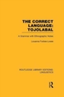 The Correct Language: Tojolabal - Book