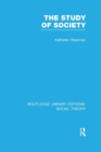 The Study of Society (RLE Social Theory) - Book