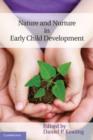 Nature and Nurture in Early Child Development - eBook