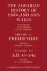 Agrarian History of England and Wales: Volume 1, Prehistory to AD 1042 - eBook
