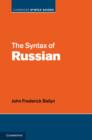 Syntax of Russian - eBook