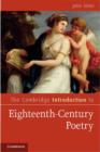 Cambridge Introduction to Eighteenth-Century Poetry - eBook