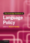 Cambridge Handbook of Language Policy - eBook