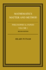 Mathematics, Matter and Method: Volume 1 : Philosophical Papers - eBook