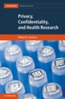 Privacy, Confidentiality, and Health Research - eBook