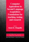 Computer Applications in Second Language Acquisition - eBook