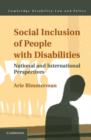 Social Inclusion of People with Disabilities : National and International Perspectives - eBook