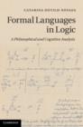 Formal Languages in Logic : A Philosophical and Cognitive Analysis - eBook