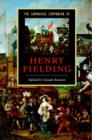 The Cambridge Companion to Henry Fielding - eBook