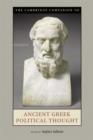 The Cambridge Companion to Ancient Greek Political Thought - Stephen Salkever