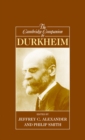 The Cambridge Companion to Durkheim - eBook