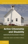 Active Citizenship and Disability : Implementing the Personalisation of Support - eBook