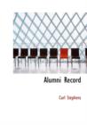 Alumni Record - Book