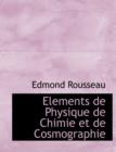 Elements de Physique de Chimie Et de Cosmographie - Book