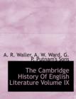 The Cambridge History of English Literature Volume IX - Book