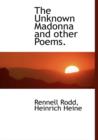 The Unknown Madonna and Other Poems. - Book