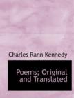 Poems; Original and Translated - Book