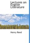 Lectures on English Literature - Book