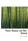 Poems National and Non-Oriental - Book