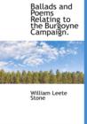 Ballads and Poems Relating to the Burgoyne Campaign. - Book