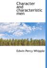 Character and Characteristic Men - Book