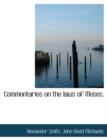 Commentaries on the Laws of Moses. - Book