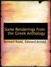 Some Renderings from the Greek Anthology - Book