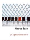 Historical Essays - Book