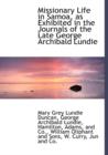 Missionary Life in Samoa, as Exhibited in the Journals of the Late George Archibald Lundie - Book