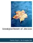 Genealogical Memoirs of John Knox - Book