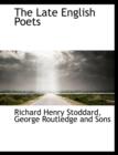 The Late English Poets - Book
