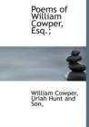 Poems of William Cowper, Esq.; - Book