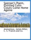 Spenser's Poem, Entitled Colin Clouts Come Home Againe - Book