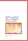 Letters of Joseph Jones of Virginia 1777-1787 - Book