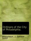 Ordinans of the City of Philadelphia. - Book