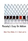 Macaulay's Essay on Addison - Book