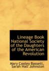 Lineage Book National Society of the Daughters of the American Revolution - Book