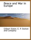 Peace and War in Europe - Book