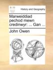 Marweiddiad Pechod Mewn Credinwyr : Gan ... - Book