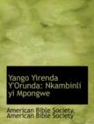 Yango Yirenda Y'Orunda : Nkambinli Yi Mpongwe - Book
