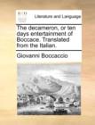 The Decameron, or Ten Days Entertainment of Boccace. Translated from the Italian. - Book