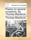 Poems on Several Occasions. by Thomas Blacklock. - Book
