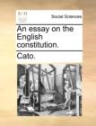 An Essay on the English Constitution. - Book