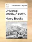 Universal Beauty. a Poem. - Book