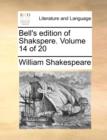 Bell's Edition of Shakspere. Volume 14 of 20 - Book