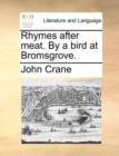 Rhymes After Meat. by a Bird at Bromsgrove. - Book