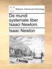 de Mundi Systemate Liber Isaaci Newtoni. - Book